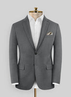 Marco Stretch Steel Gray Wool Jacket - StudioSuits