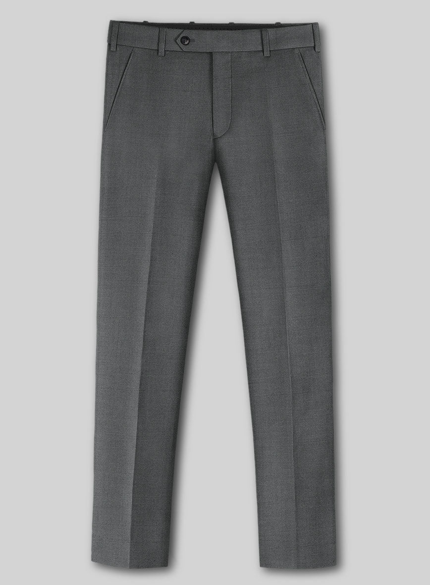 Marco Stretch Steel Gray Wool Suit - StudioSuits