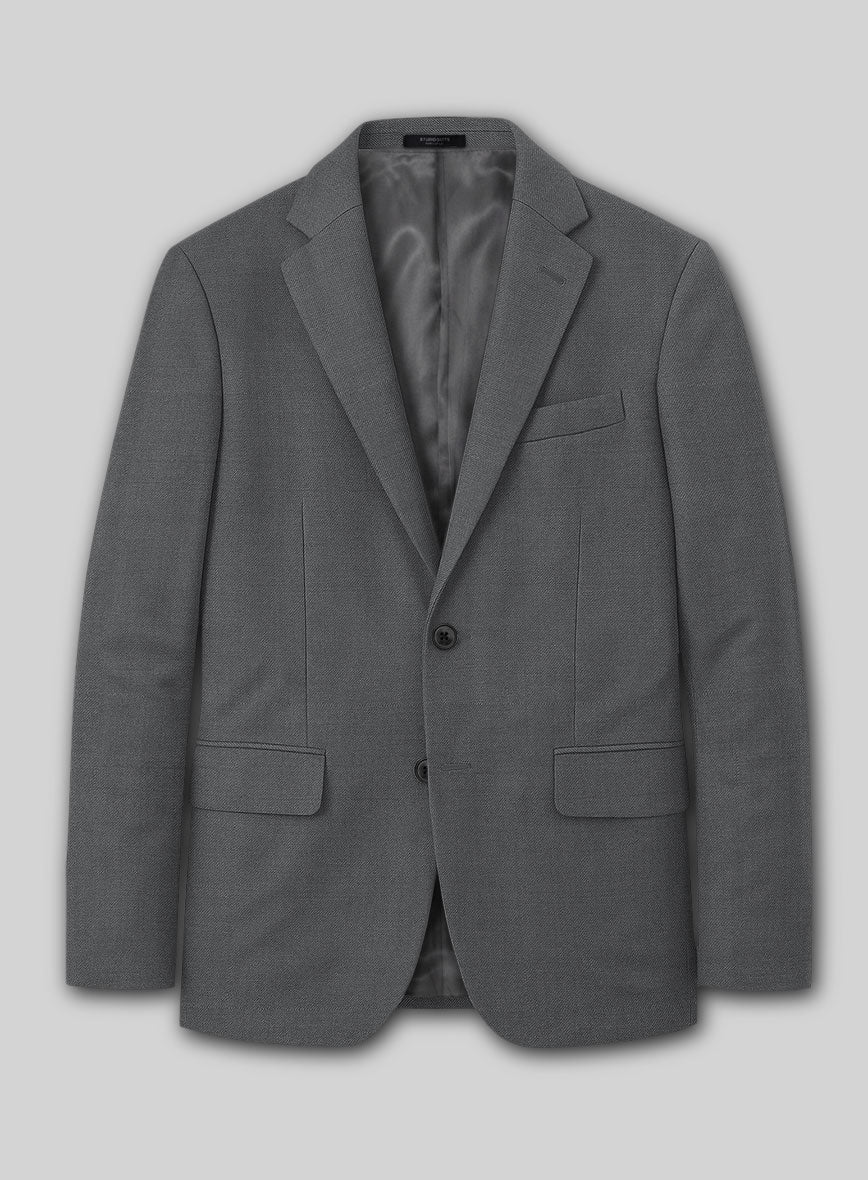 Marco Stretch Steel Gray Wool Suit - StudioSuits