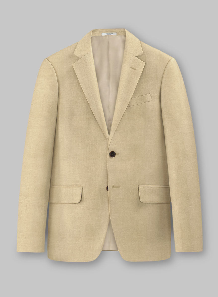 Marco Stretch Tan Wool Suit - StudioSuits