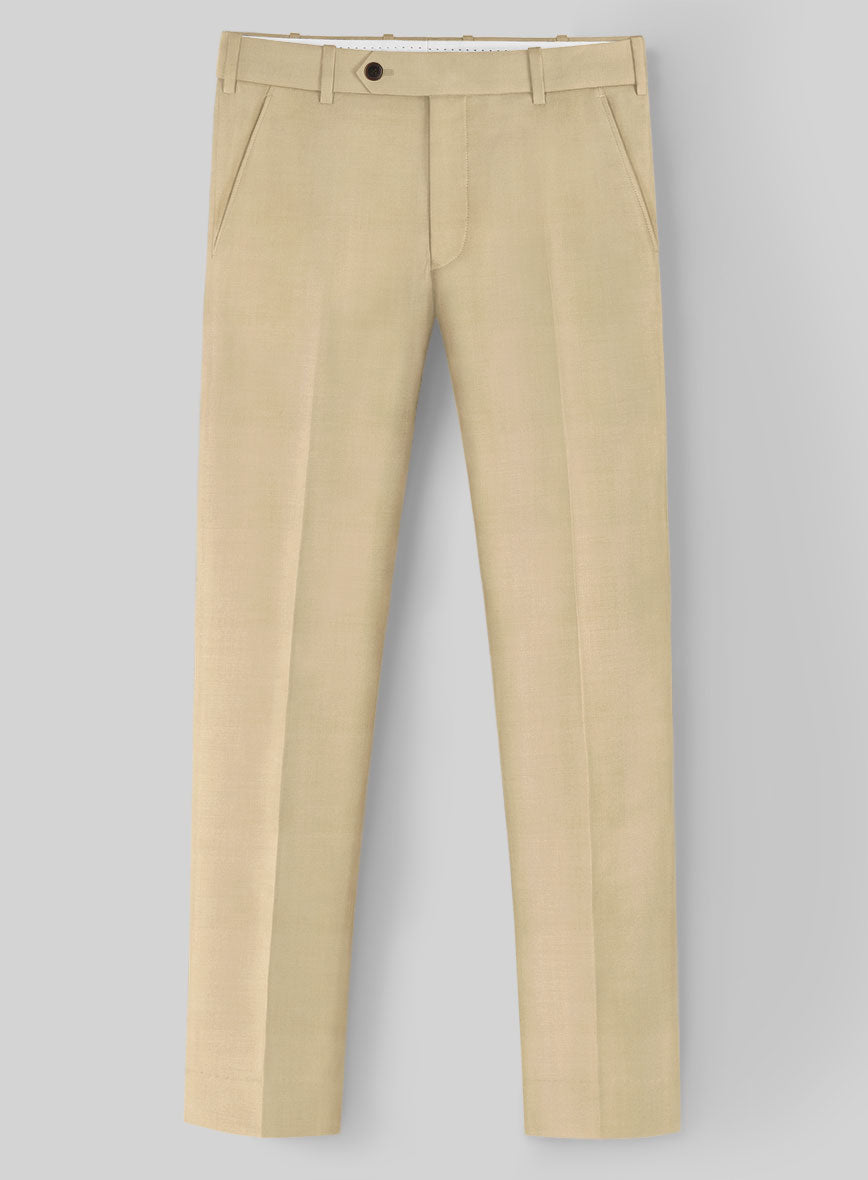 Marco Stretch Tan Wool Suit - StudioSuits