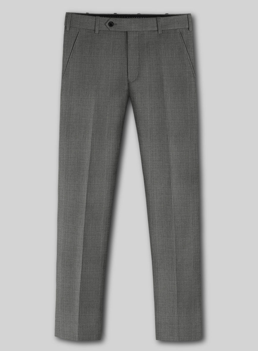Marco Stretch Worsted Gray Wool Suit - StudioSuits