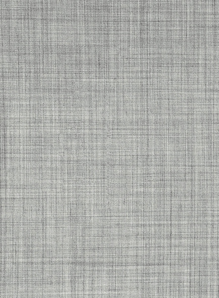 Marco Stretch Worsted Light Gray Wool Jacket - StudioSuits