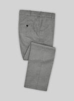 Marco Stretch Worsted Mid Gray Wool Pants - StudioSuits