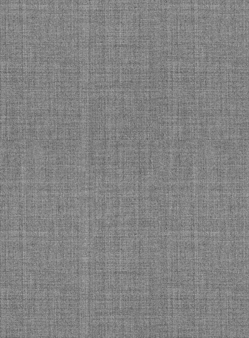 Marco Stretch Worsted Mid Gray Wool Suit - StudioSuits