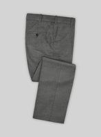 Marco Stretch Worsted Gray Wool Pants - StudioSuits