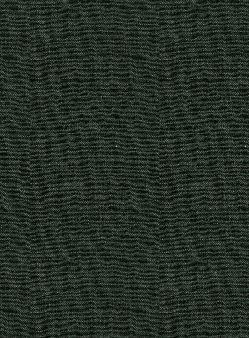 Martini Green Linen Double Breasted Jacket - StudioSuits