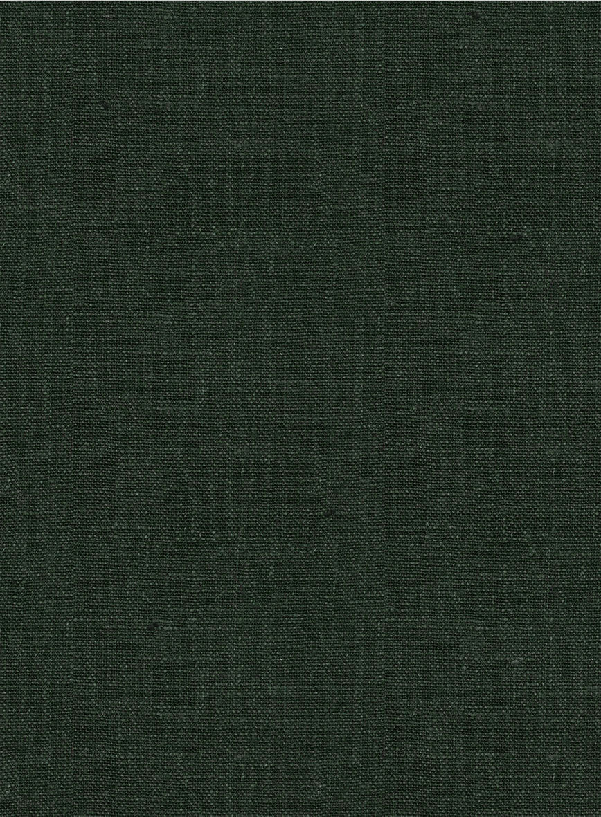 Martini Green Linen Zipper Jacket - StudioSuits