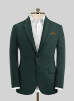 Martini Green Pure Linen Jacket - StudioSuits