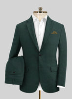 Martini Green Pure Linen Suit - StudioSuits