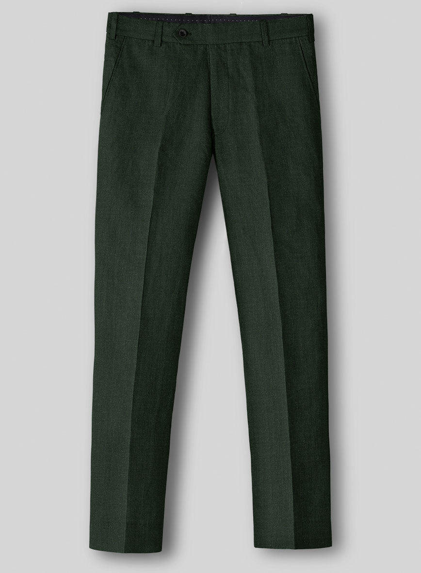Martini Green Linen Suit - StudioSuits