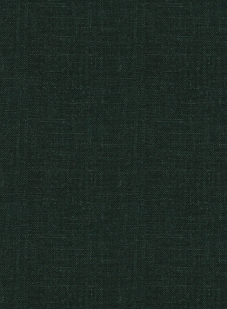 Martini Green Pure Linen Jacket - StudioSuits