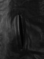 MavenBlaze Black Leather Jacket - StudioSuits