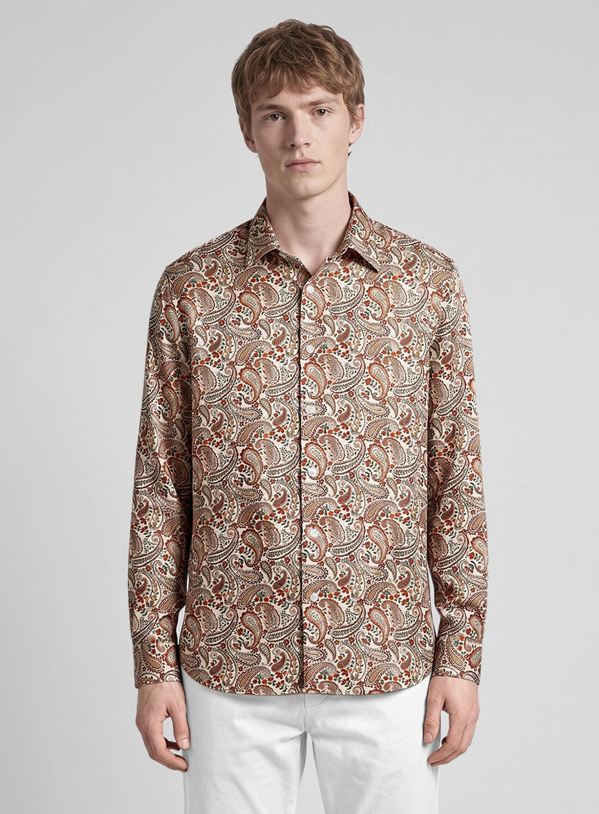 Medici Silk Cotton Shirt - StudioSuits