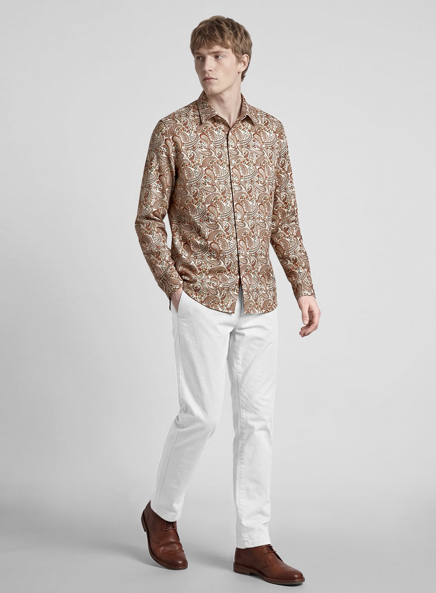 Medici Silk Cotton Shirt - StudioSuits
