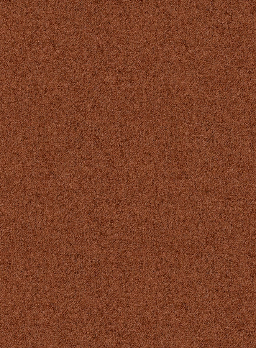 Melange Rust Tweed Overcoat - StudioSuits