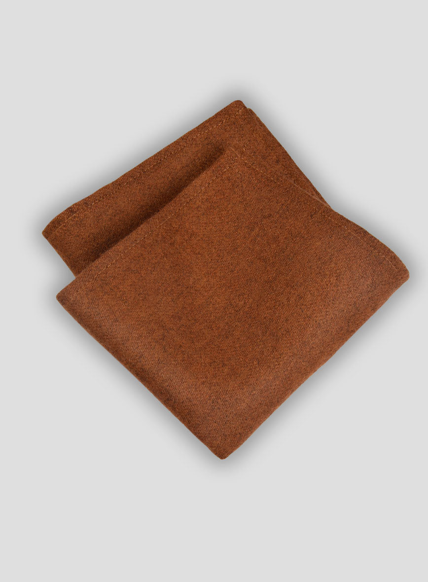 Tweed Pocket Square - Melange Rust - StudioSuits