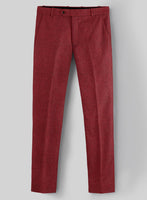 Melange Titan Red Tweed Pants - StudioSuits