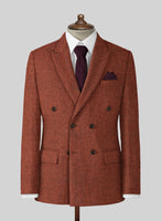 Melange Titan Rust Tweed Jacket - StudioSuits