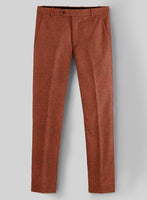 Melange Titan Rust Tweed Pants - StudioSuits