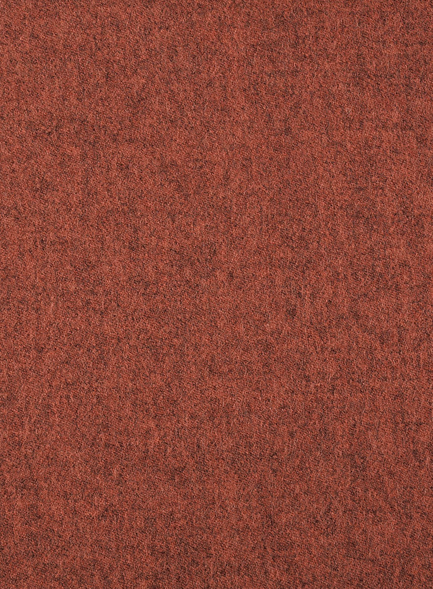 Melange Titan Rust Tweed Pea Coat - StudioSuits
