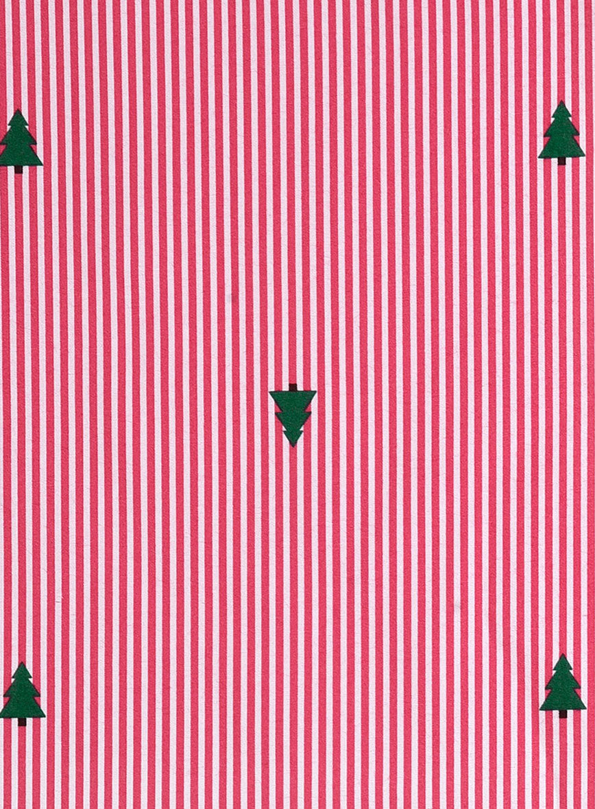 Merry Stripe Cotton Shirt - StudioSuits