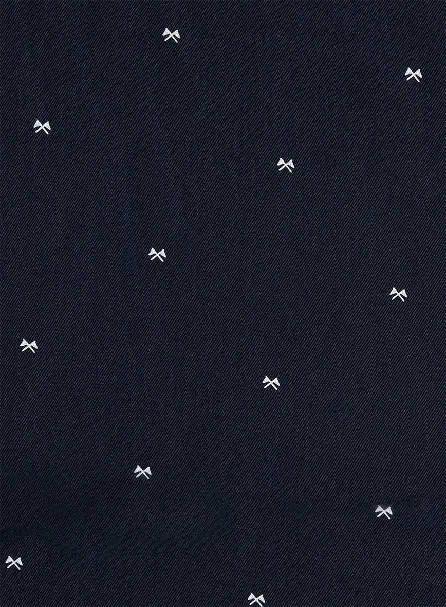 Micro Cross Flag Cotton Shirt - StudioSuits