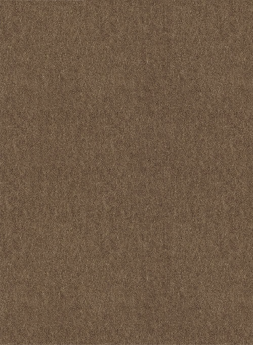 Mid Brown Flannel Wool Danish Style Sports Coat - StudioSuits