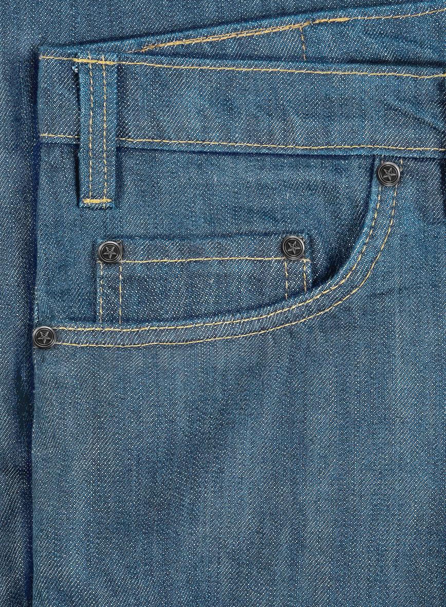 Mid Weight Light Blue Jeans - StudioSuits