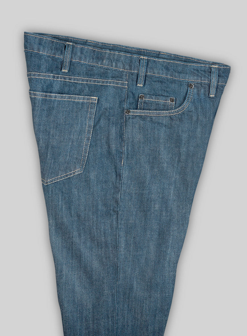 Mid Weight Light Blue Jeans - StudioSuits