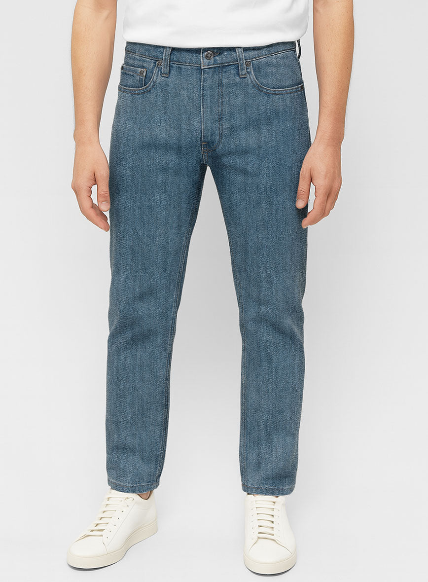 Mid Weight Light Blue Jeans - StudioSuits