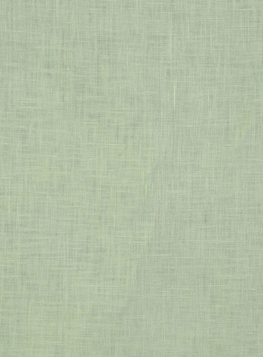 Minted Sage Pure Linen Shirt - StudioSuits