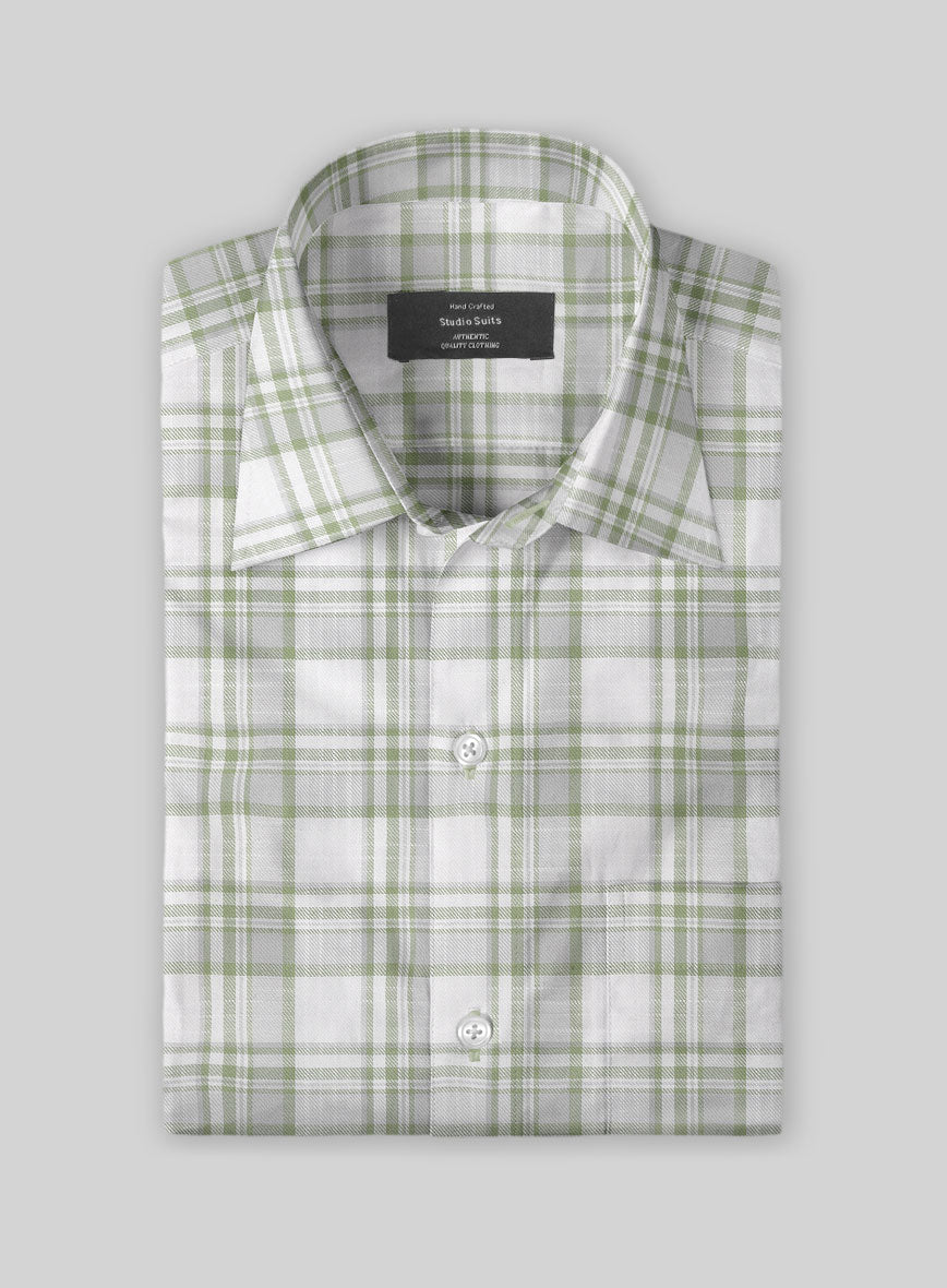 Mintfield Check Cotton Shirt - StudioSuits