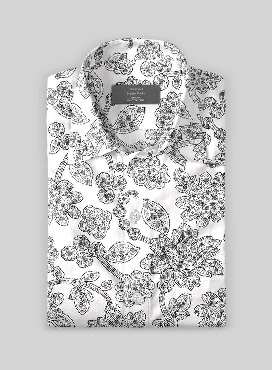 Monoflora Cotton Shirt - StudioSuits