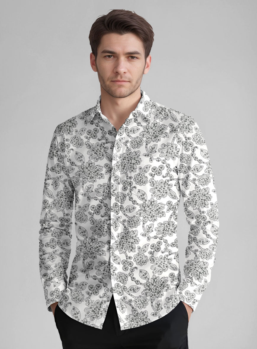 Monoflora Cotton Shirt - StudioSuits