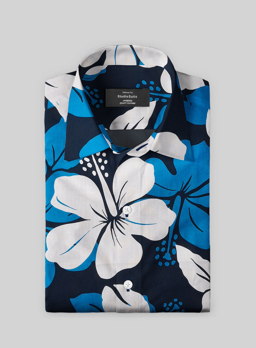 Monolith Bloom Cotton Shirt - StudioSuits