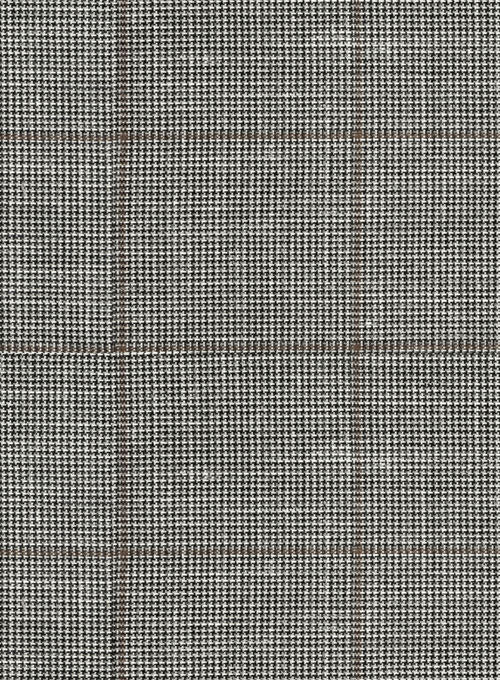 Italian Murano Jandra Gray Wool Pants - StudioSuits
