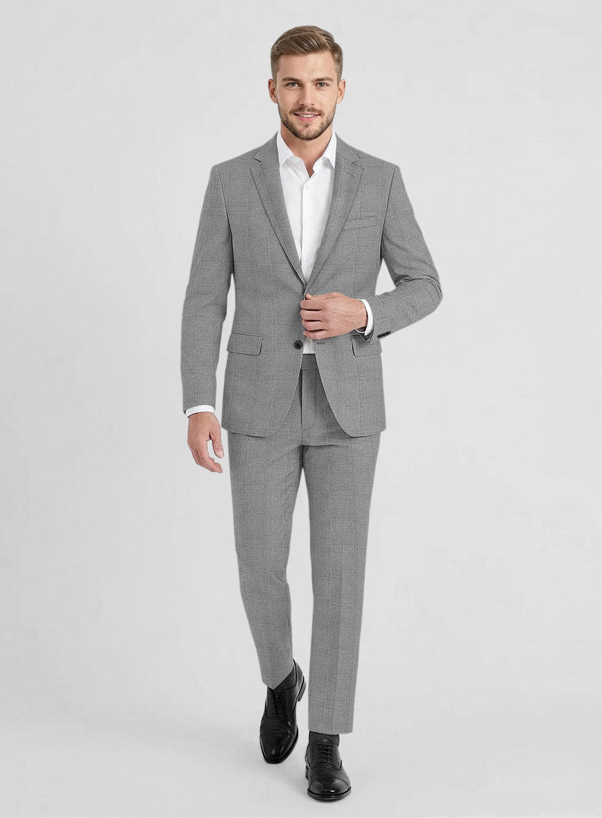 Muted Gray Glen Suit - StudioSuits
