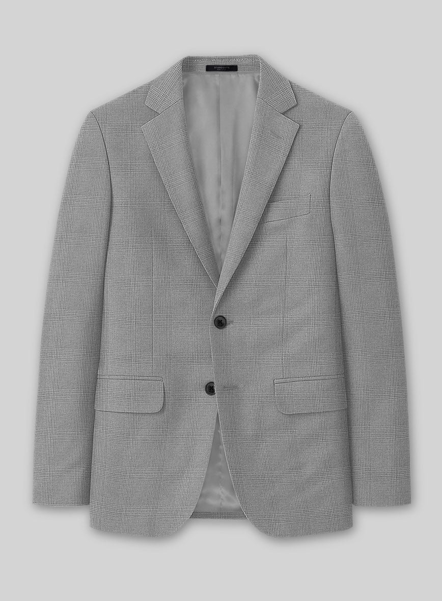 Muted Gray Glen Suit - StudioSuits