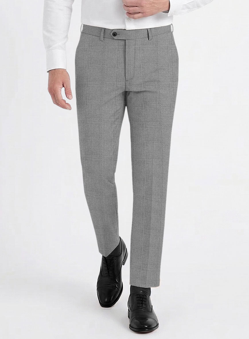 Muted Gray Glen Suit - StudioSuits