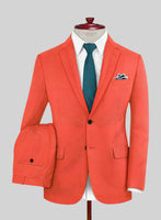 Muted Neon Orange Suit - StudioSuits