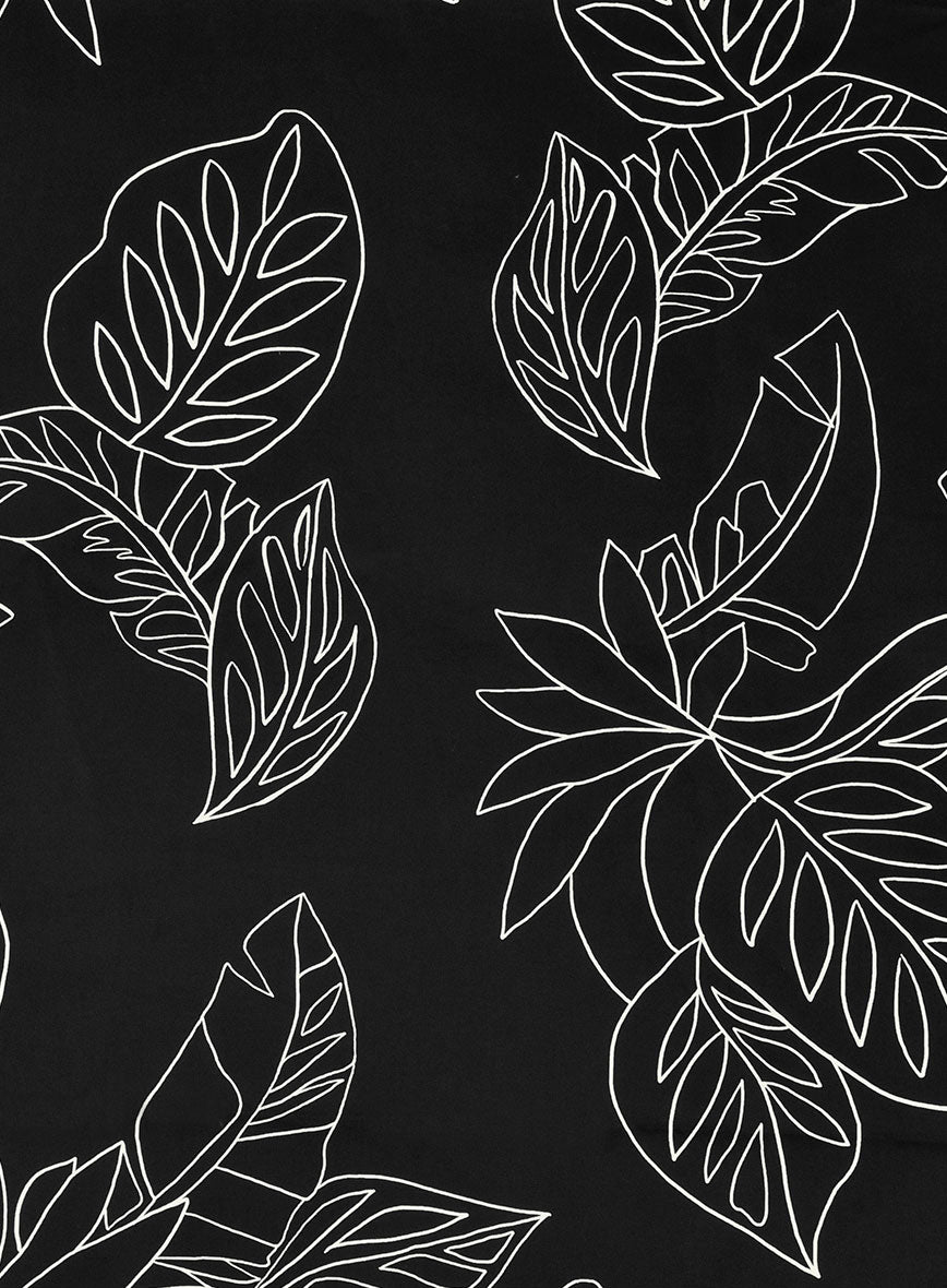 Mystic Leaf Cotton Lycra Shirt - StudioSuits