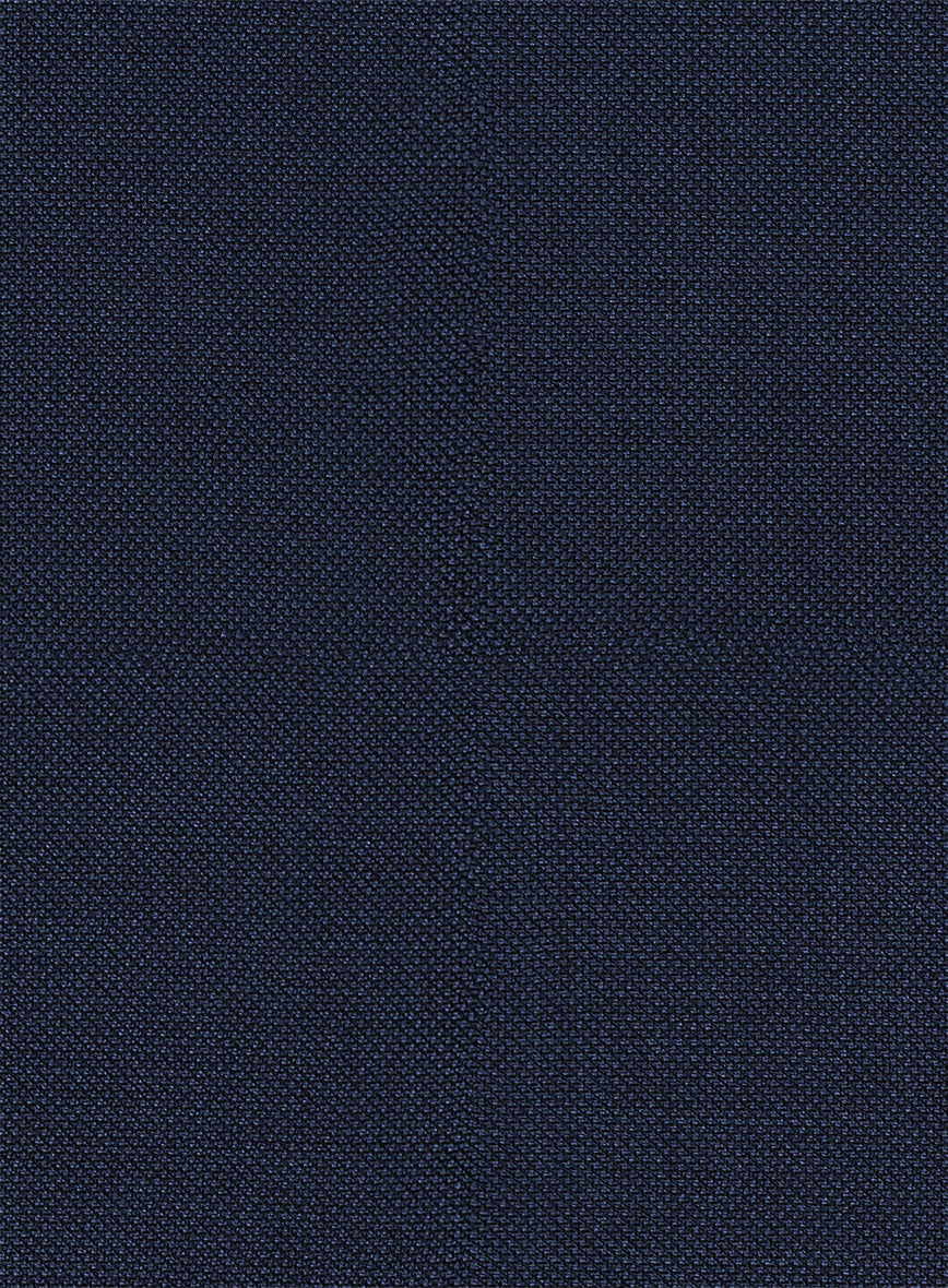 Napolean Royal Blue Birdseye Wool Pants - StudioSuits