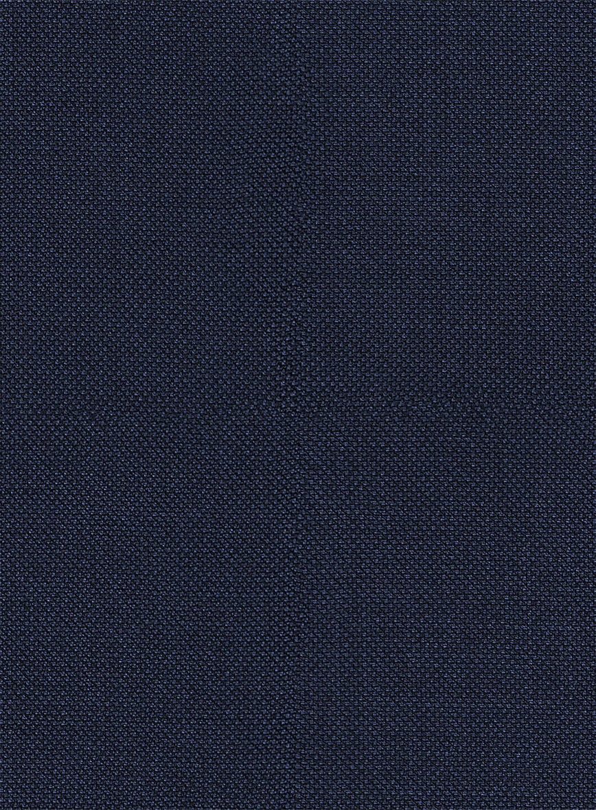 Napolean Royal Blue Birdseye Wool Pants - StudioSuits
