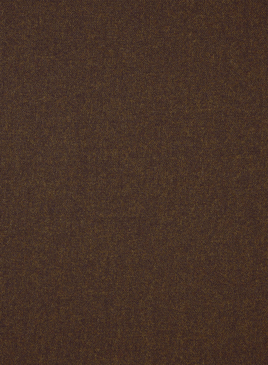 Naples Caffe Brown Tweed Pea Coat - StudioSuits