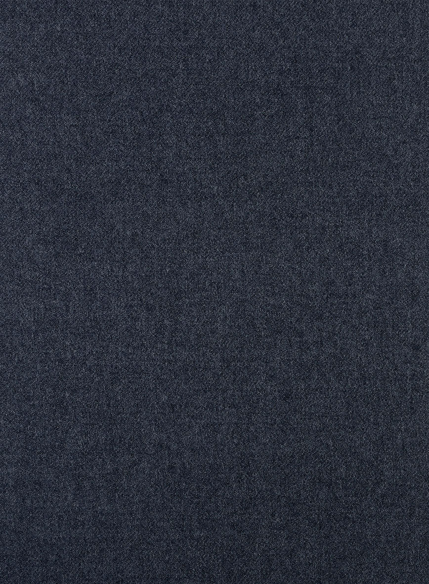 Naples Dark Indigo Tweed Pea Coat - StudioSuits