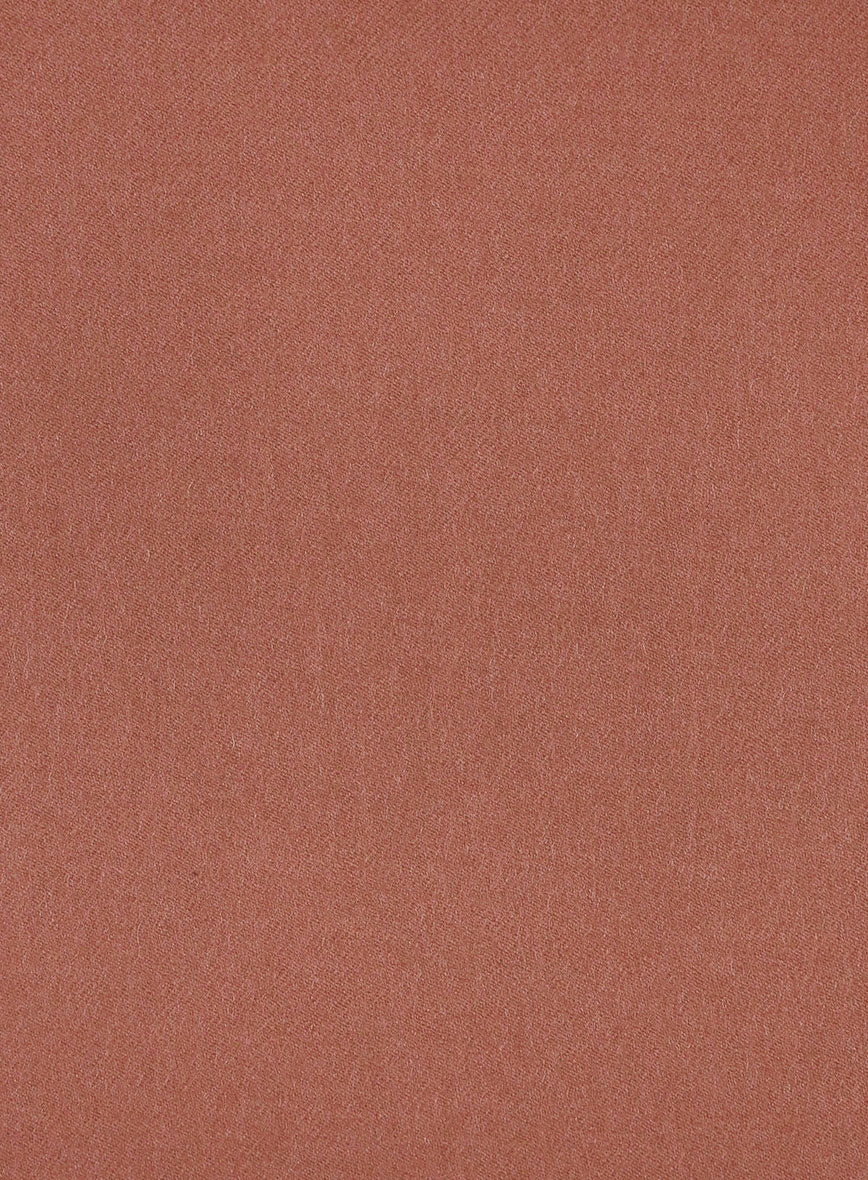 Naples Dark Salmon Pink Tweed Double Breasted Jacket - StudioSuits