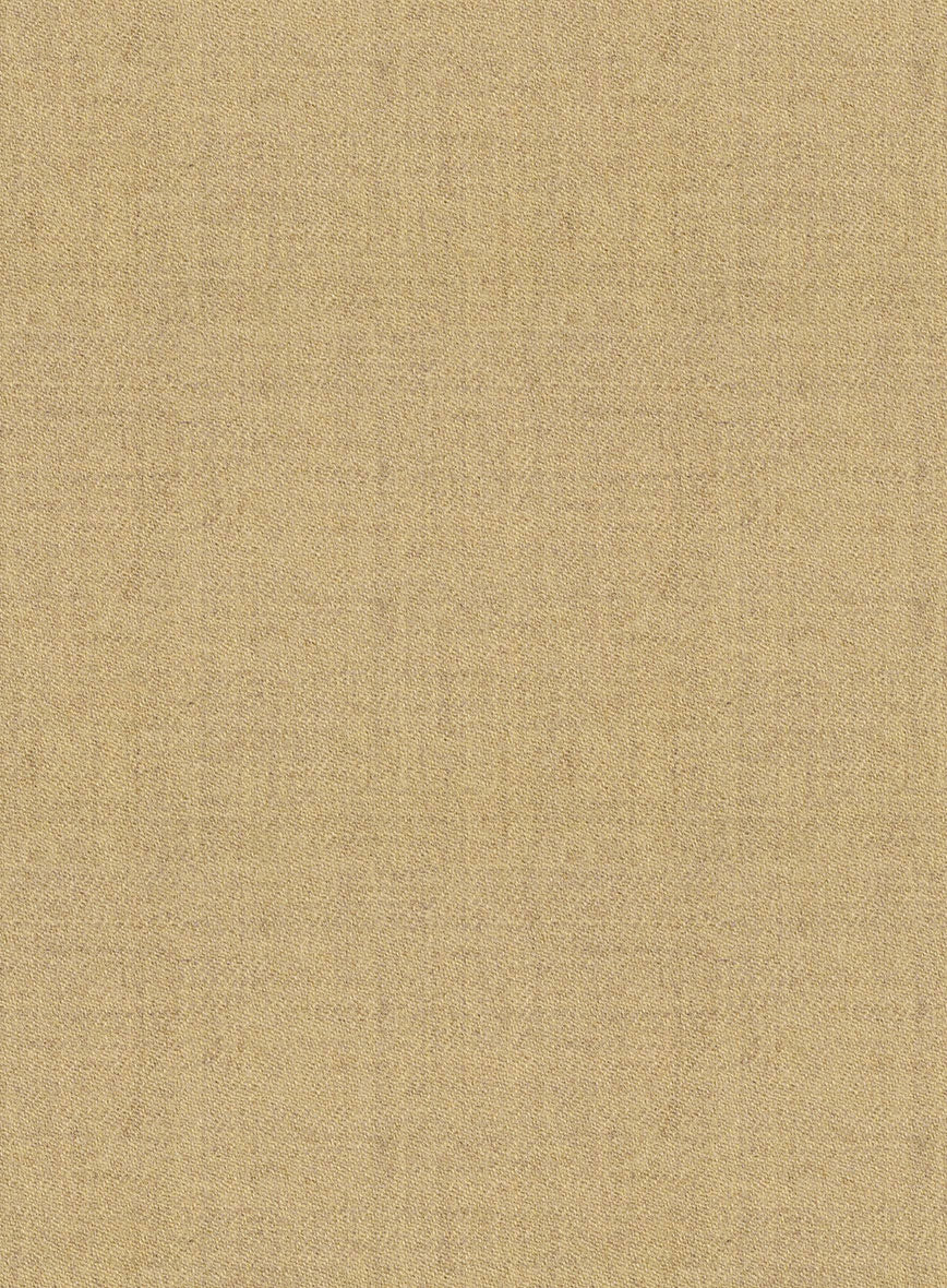 Naples Sahara Beige Tweed Double Breasted Suit - StudioSuits
