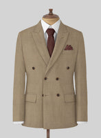 Naples Barista Beige Tweed Suit - StudioSuits