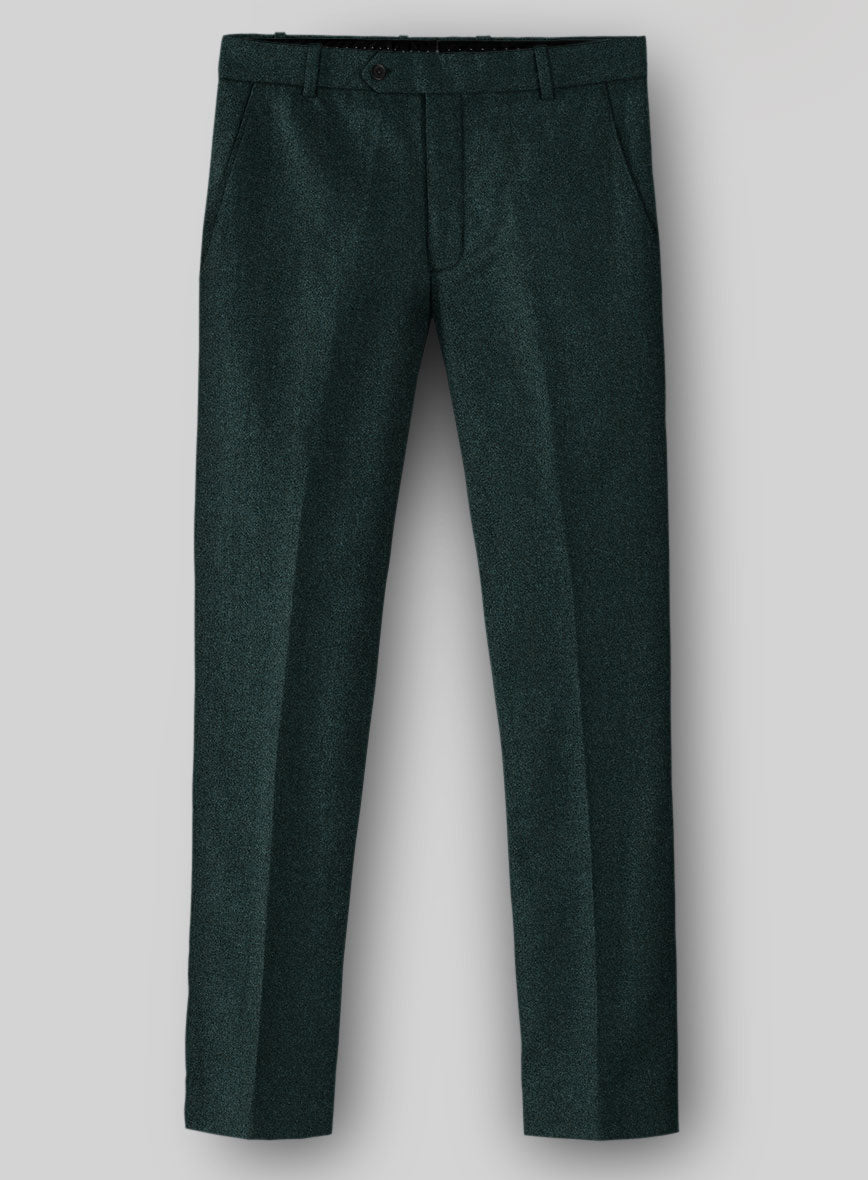 Naples Bello Green Tweed Pants